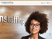 Tablet Screenshot of alignstaffing.com